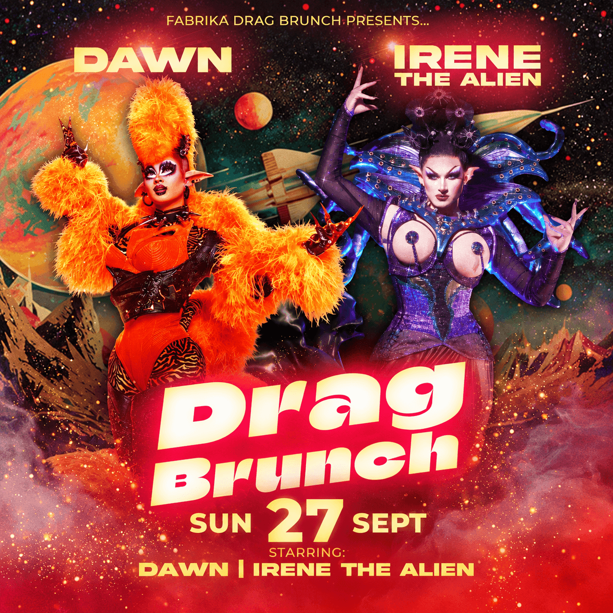 RuPaul's Takeover Brunch Presents: Dawn & Irene the Alien